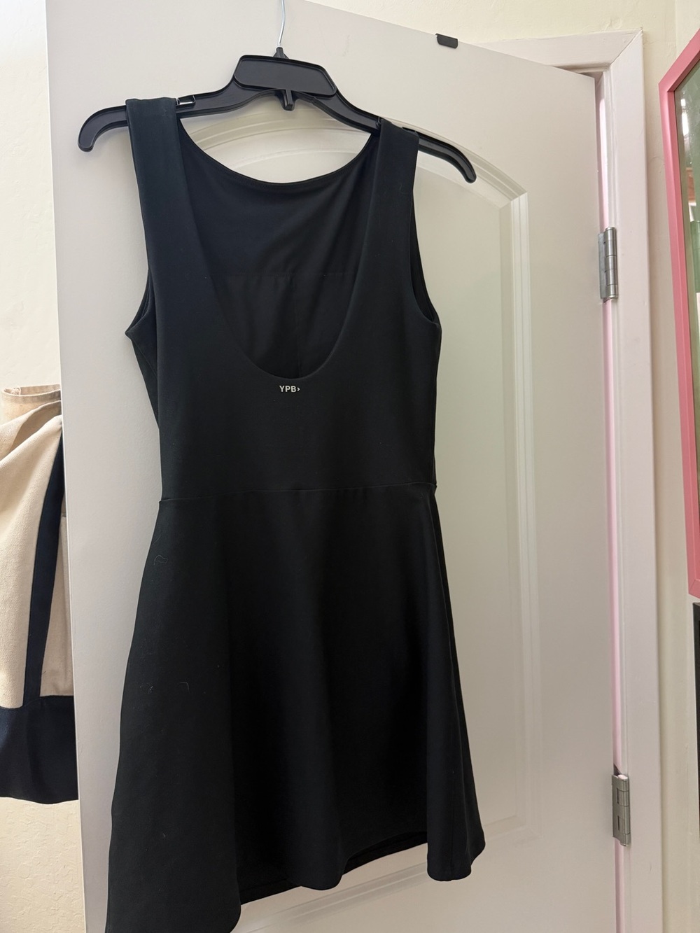 A&F— YPB SculptLUX Black Athletic Dress - Picture 2 of 4